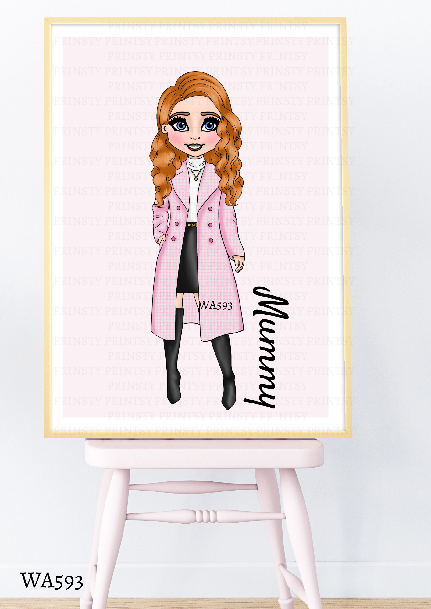 Elegant Dolly Wall Art