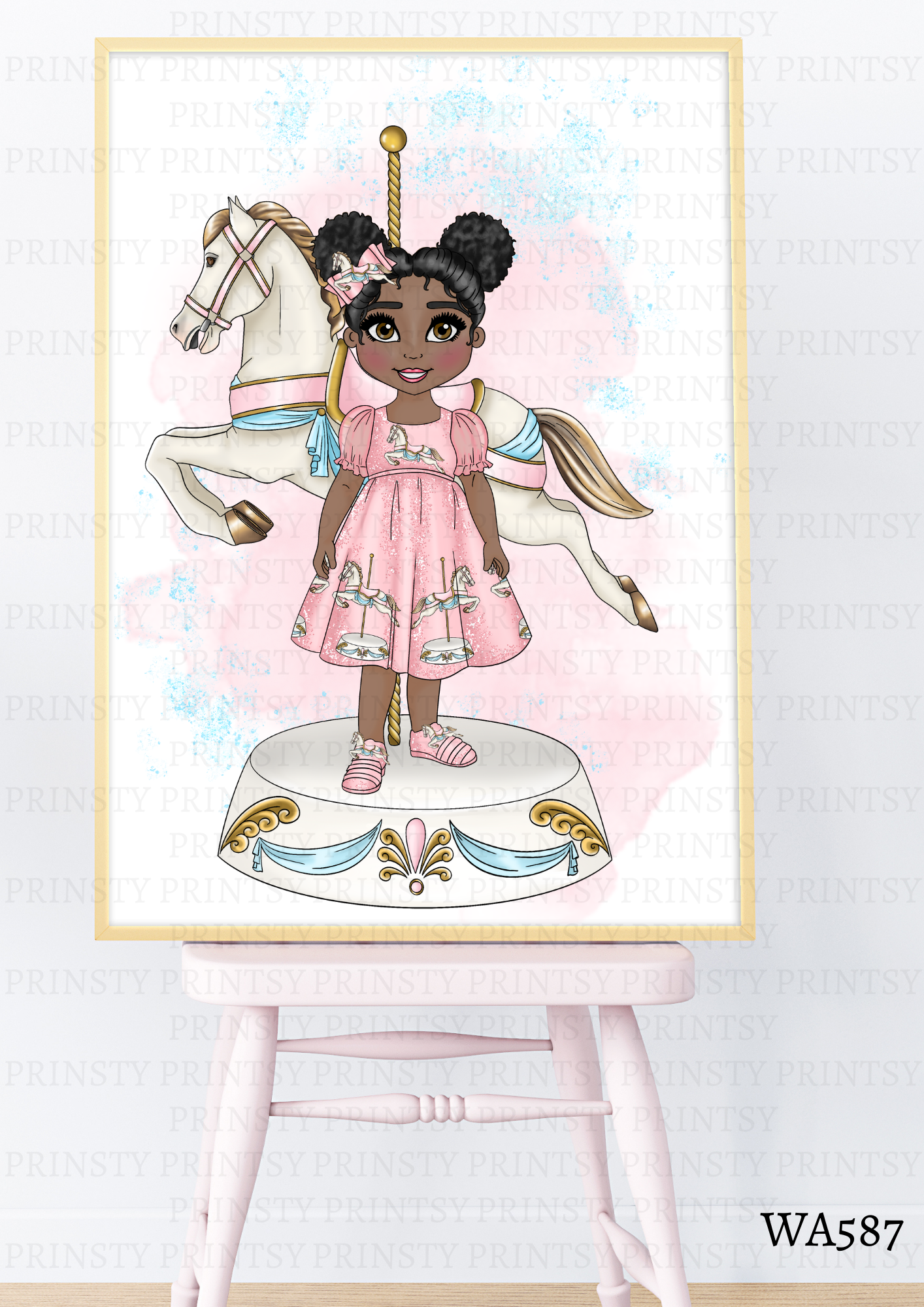Carousel Dolly Wall Art
