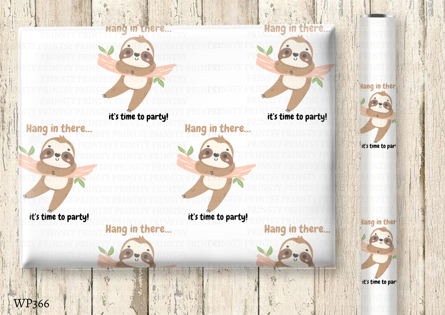 Sloth Wrapping Paper