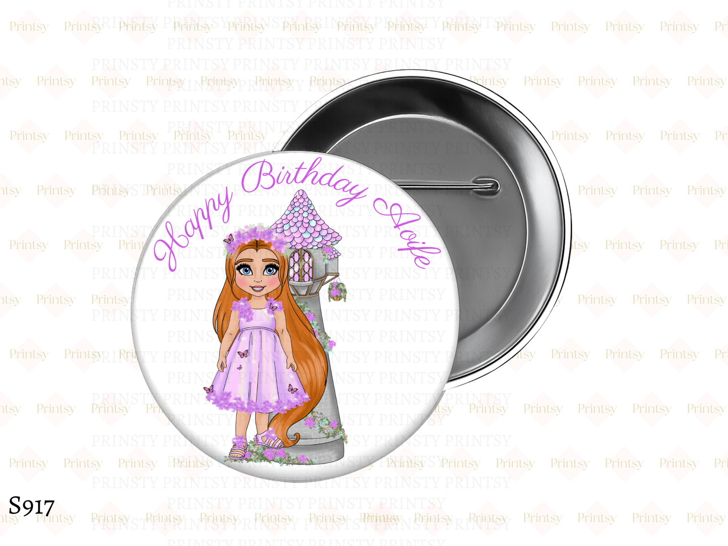 Punzie Dolly BowBitz/Badges