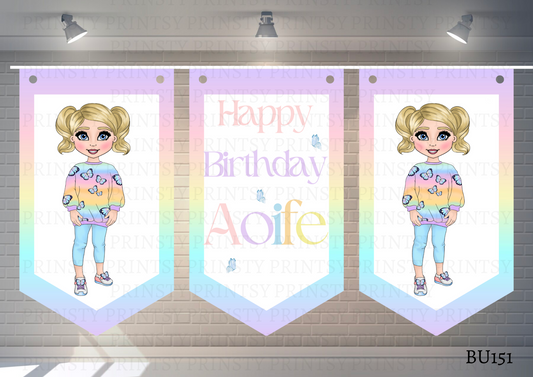 Butterfly Dolly Bunting