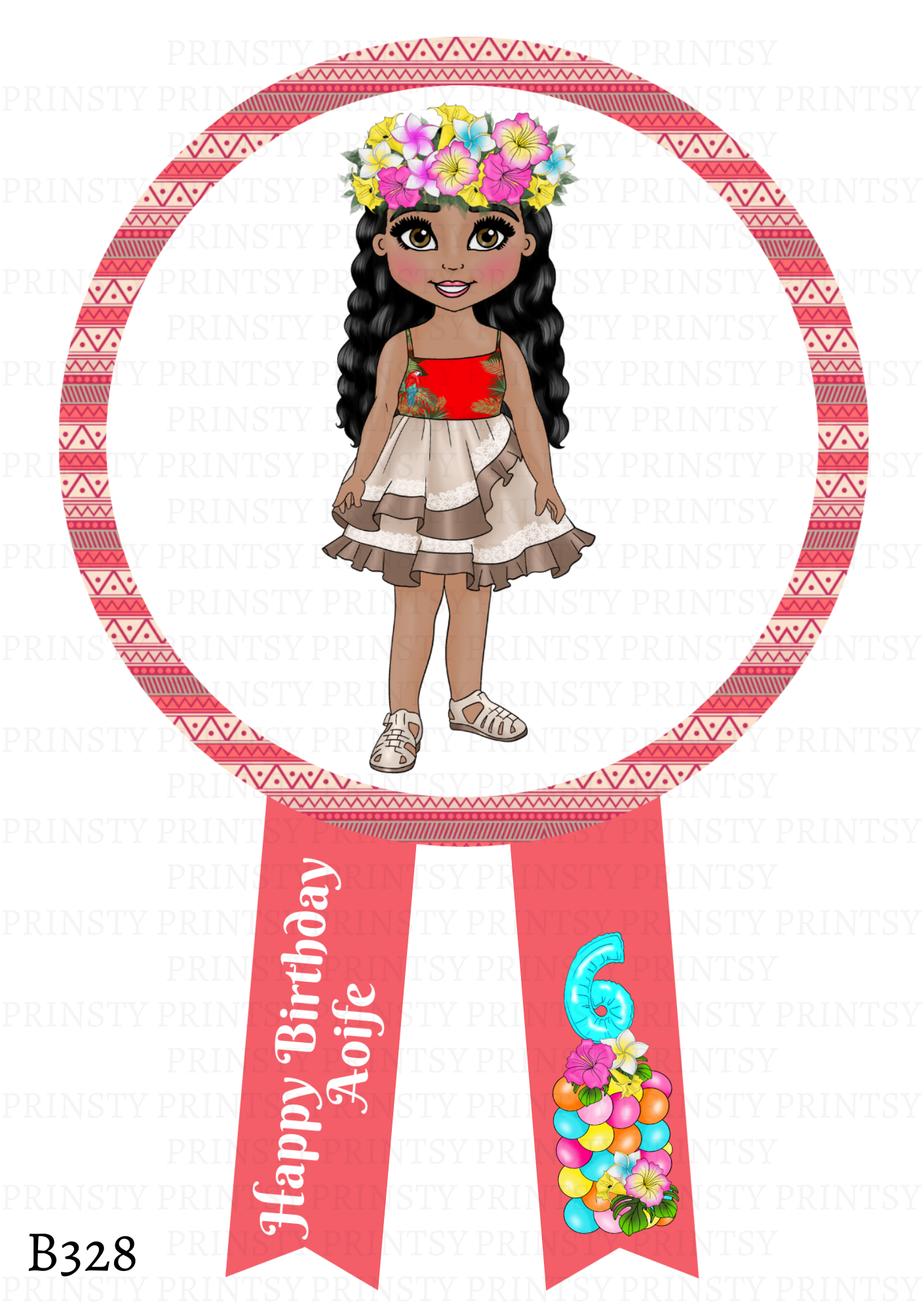 Polynesian Dolly Badge