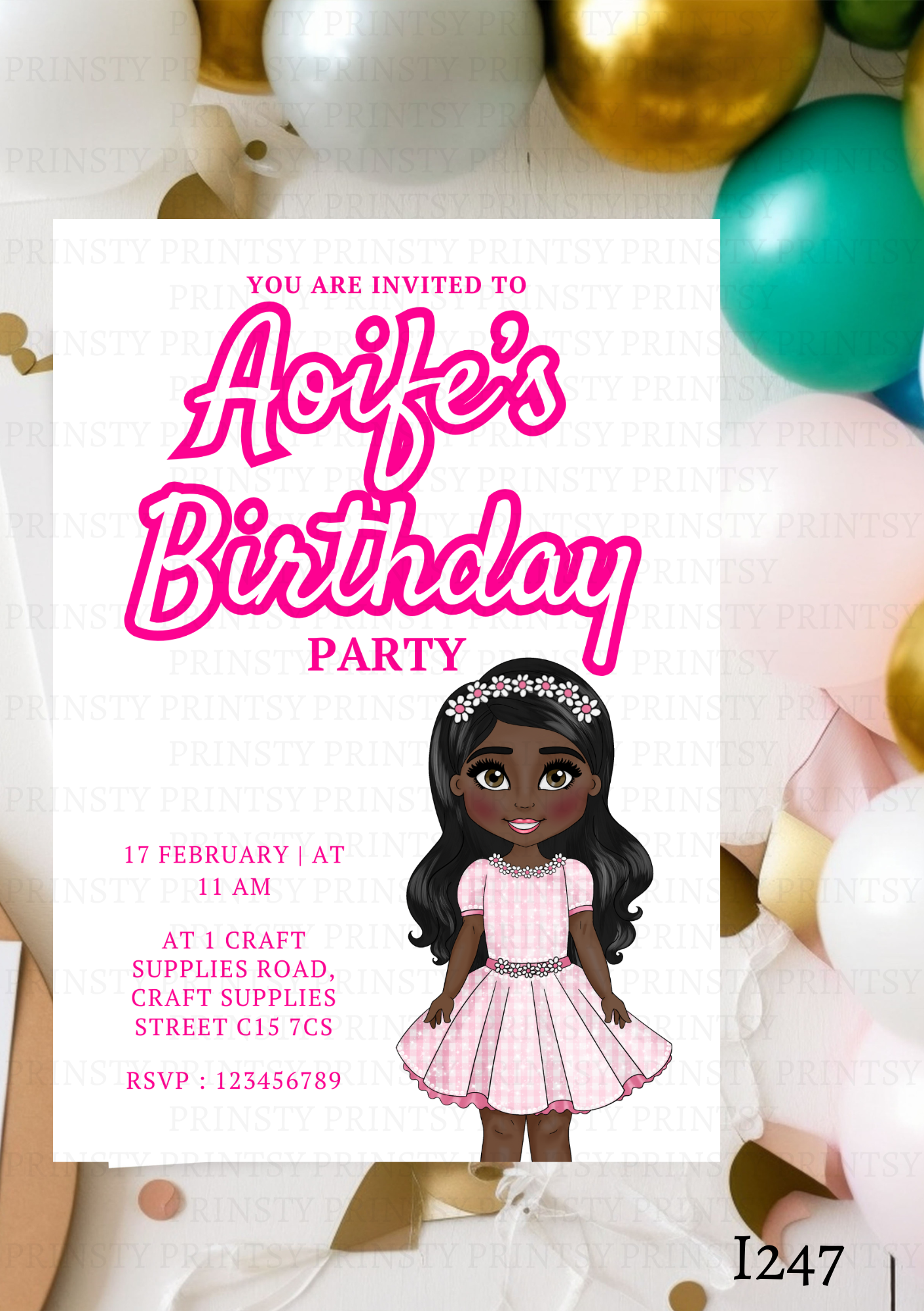 Dolly's Dolly Invite