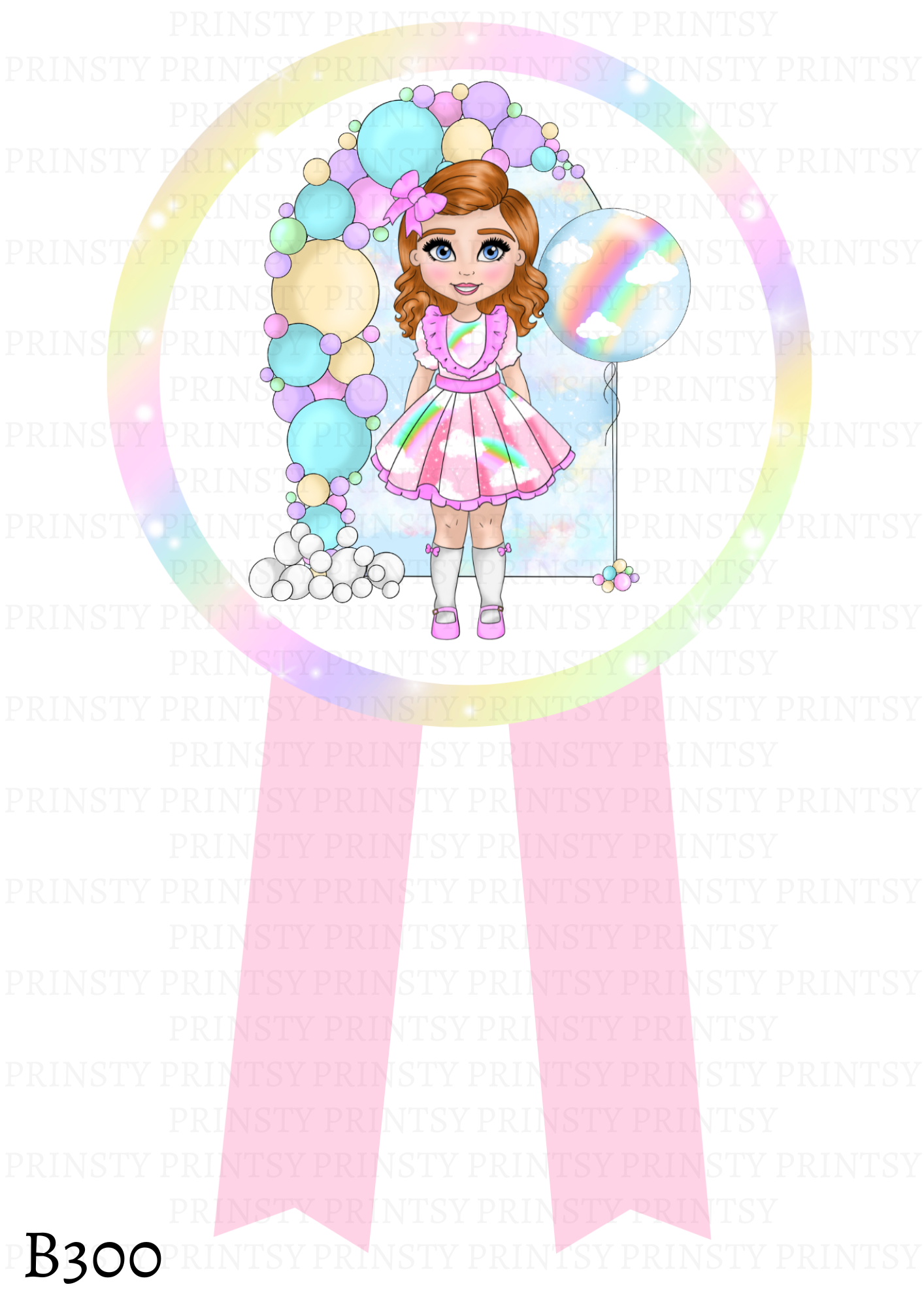 Rainbow Dolly Badge