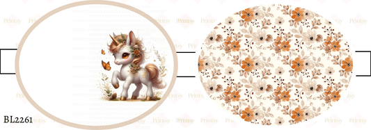 Autumn Unicorn Bow Loop