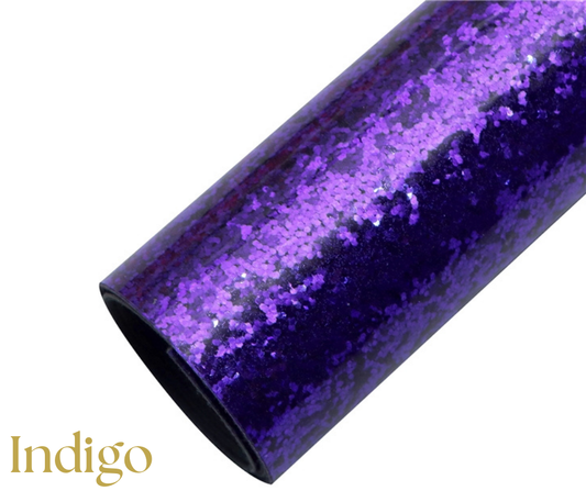 Indigo Chunky Glitter Sheet