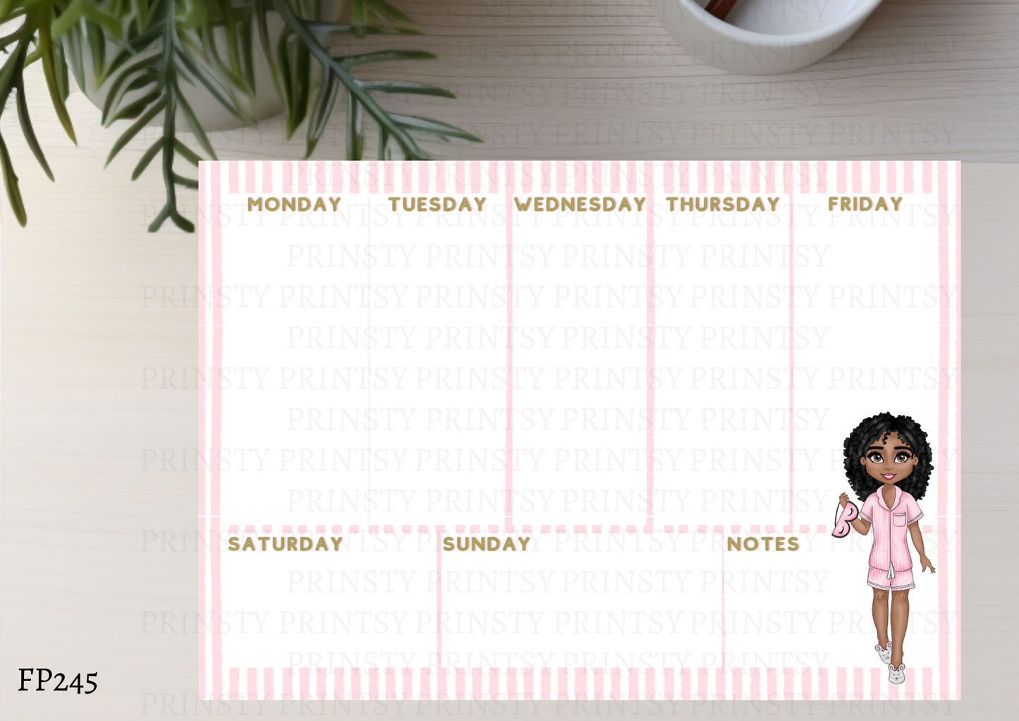 Sleep Over Dolly Planner