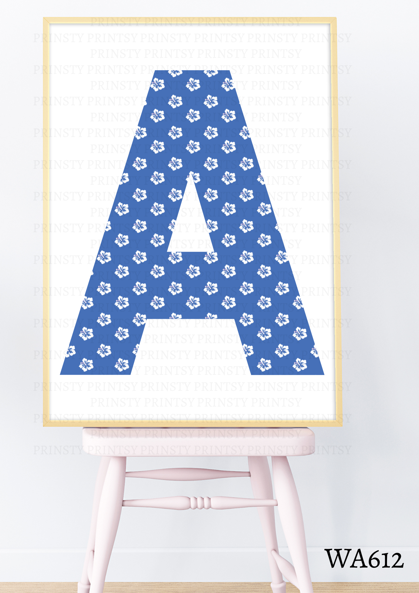 Blue Hawaiian Dolly Wall Art