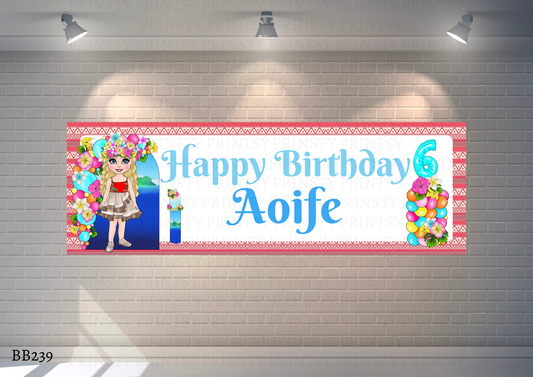 Polynesian Dolly Banner