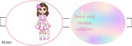 Rainbow Dolly Bow Loop