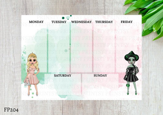 Wicked  Weekly Planner