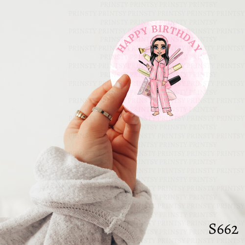 Sleep Over Dolly Sticker Sheet