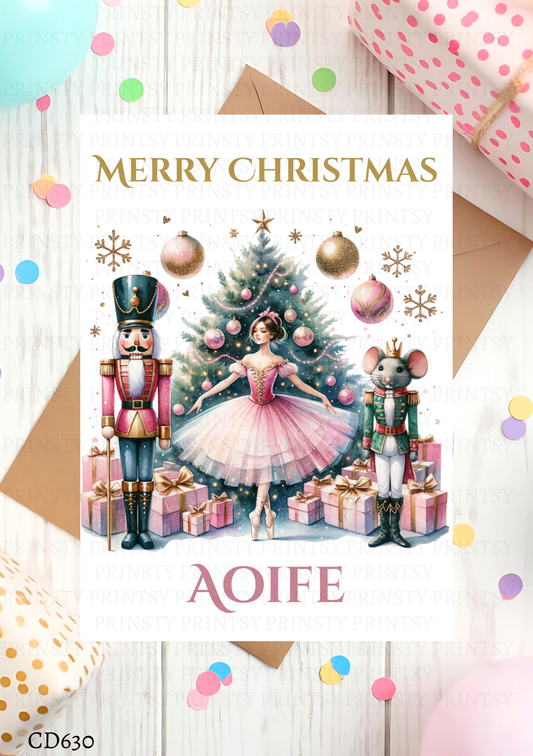 Nutcracker Christmas Card