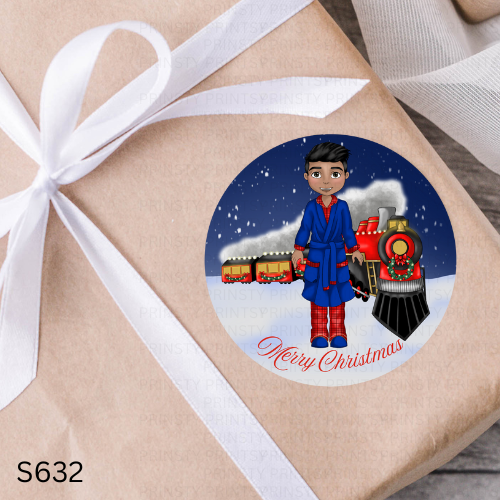 Christmas Dude Gift Stickers