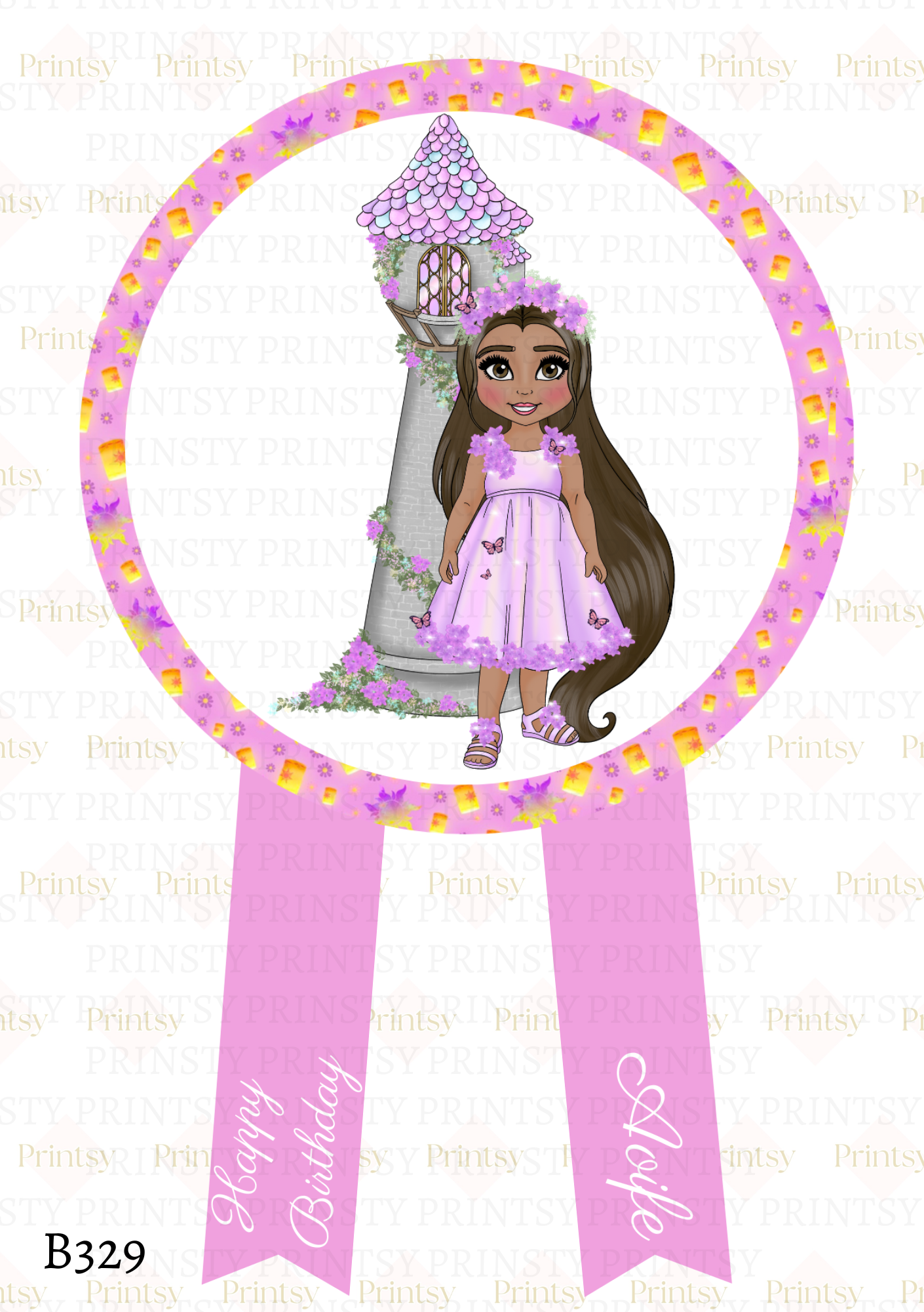 Punzie Dolly Badge