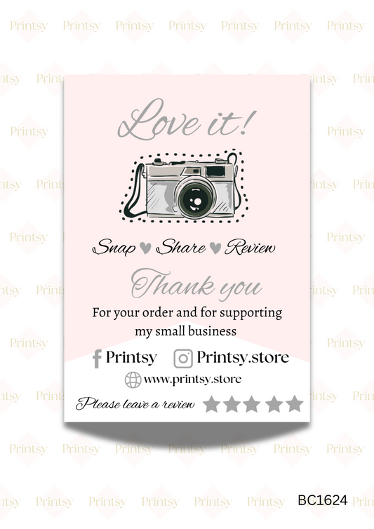 Snap, Tag and Share Cards