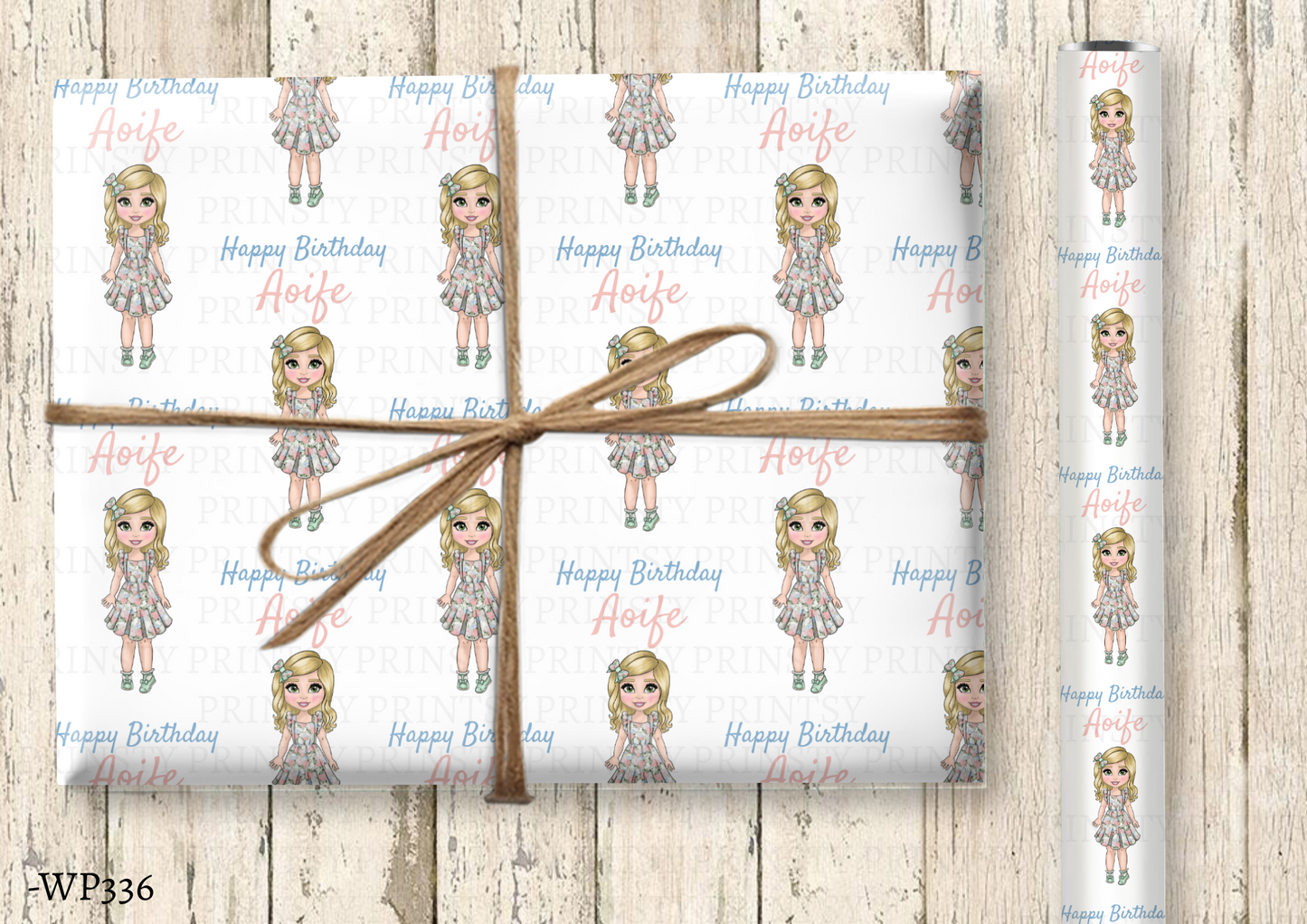 Vintage Dolly Wrapping Paper