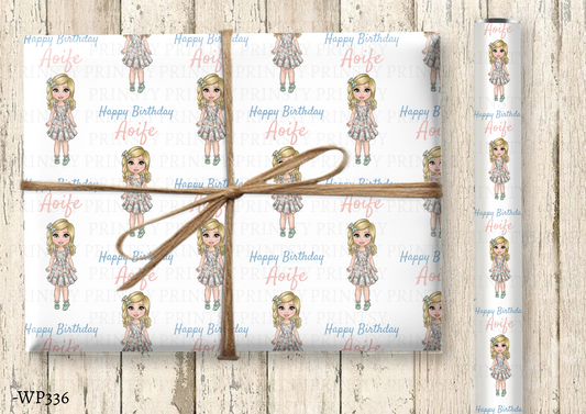 Vintage Dolly Wrapping Paper
