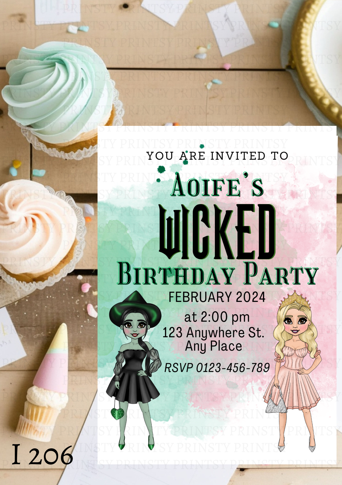 Wicked Birthday Invite