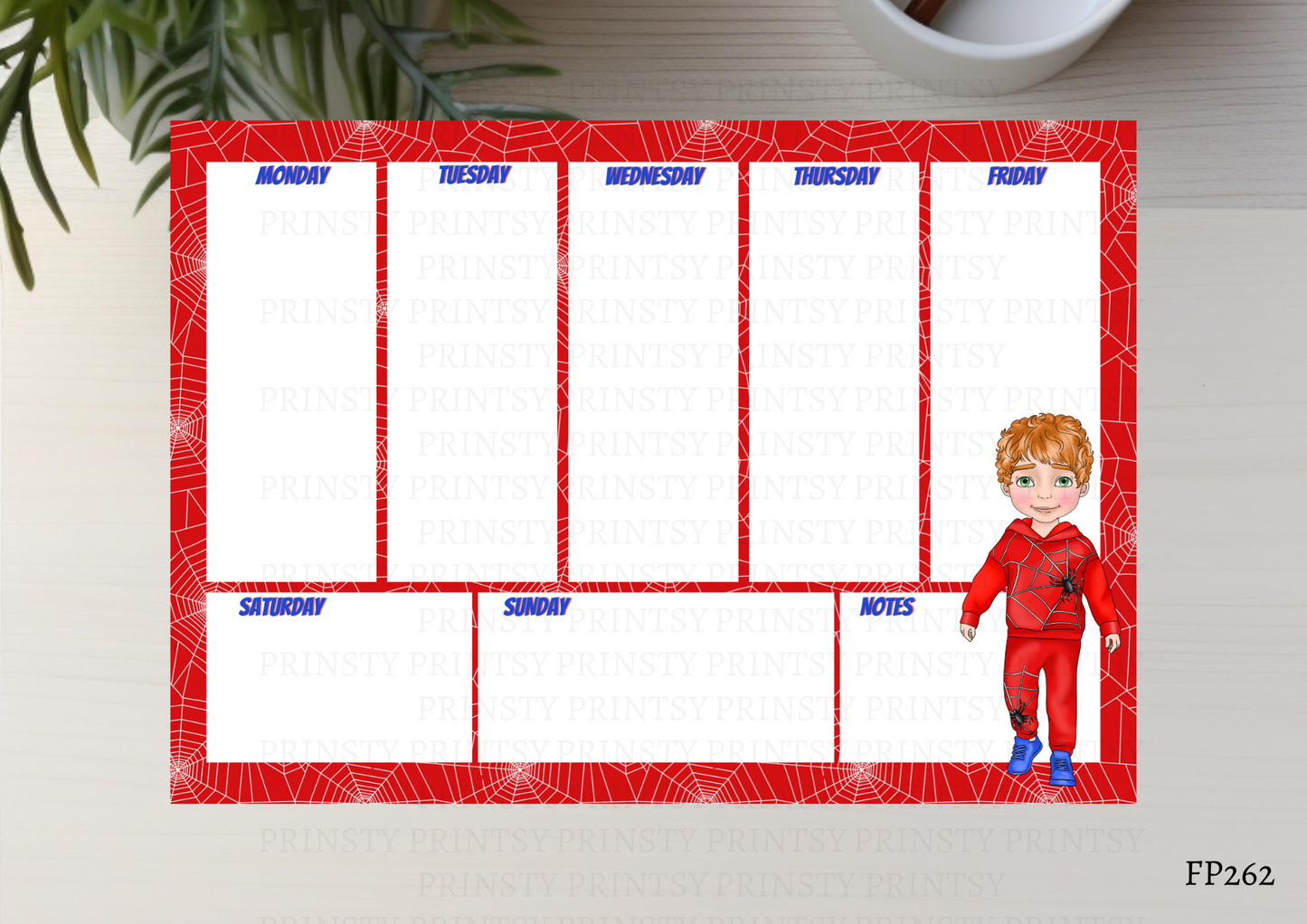 Web Dude Weekly Planner
