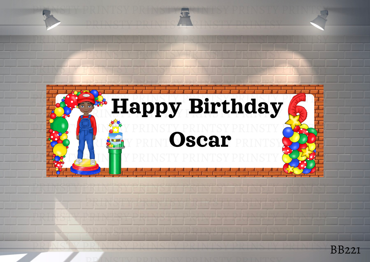 Green and Red Dungarees Dude Banner