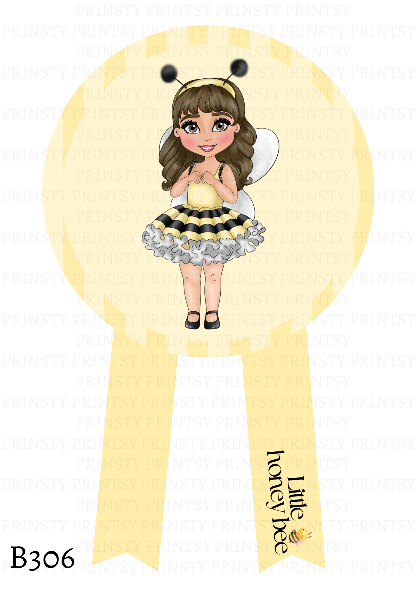 Little Honey Bee Dolly Badge