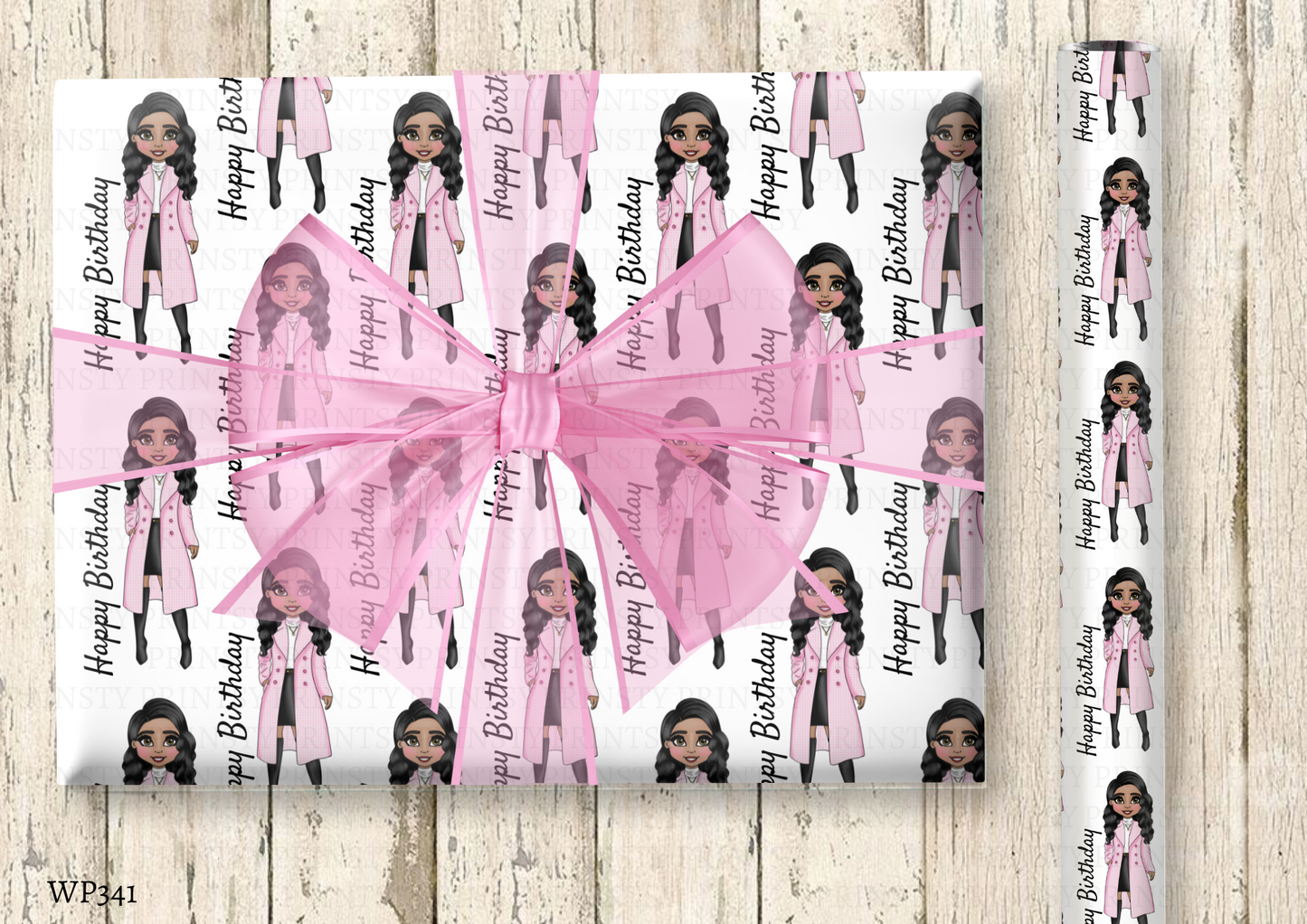 Elegant Dolly Wrapping Paper