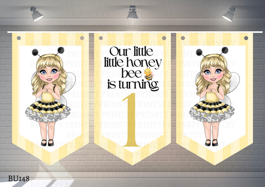Little Honey Bee Dolly Bunting