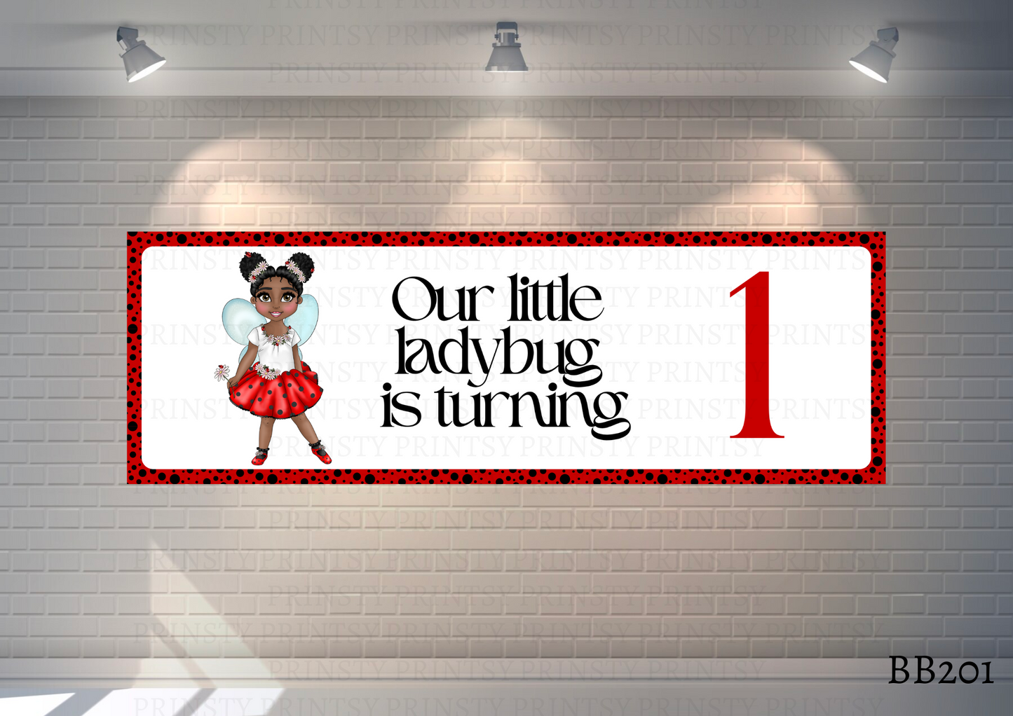 Little Ladybird Dolly Banner