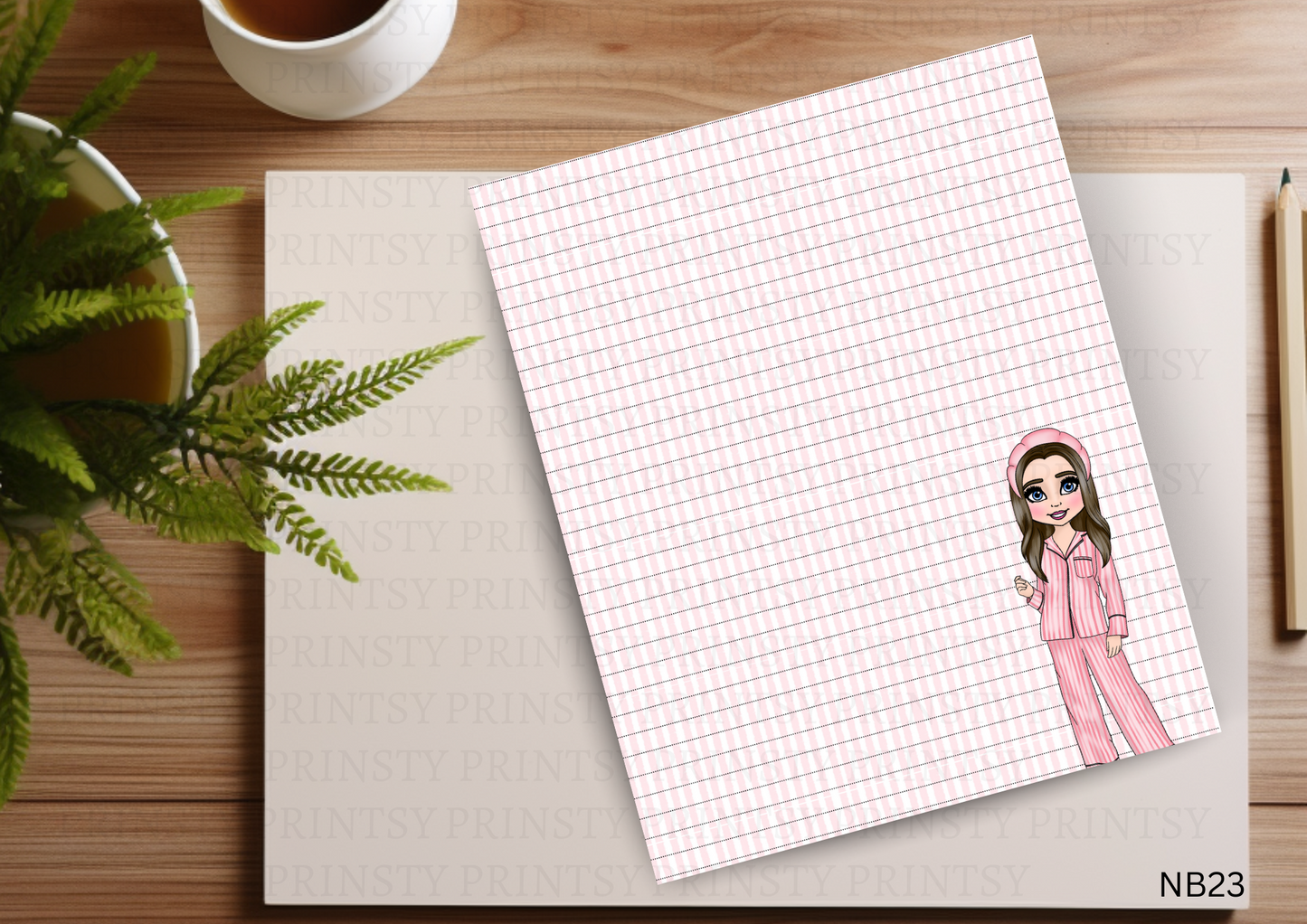 Make Up Dolly Note Book