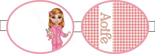 Pink Pj's Christmas Dolly Bow Loop