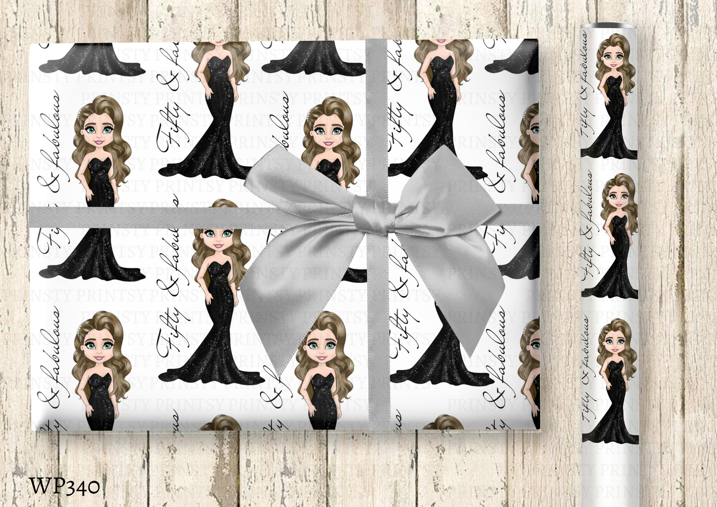 Elegant Dolly Wrapping Paper