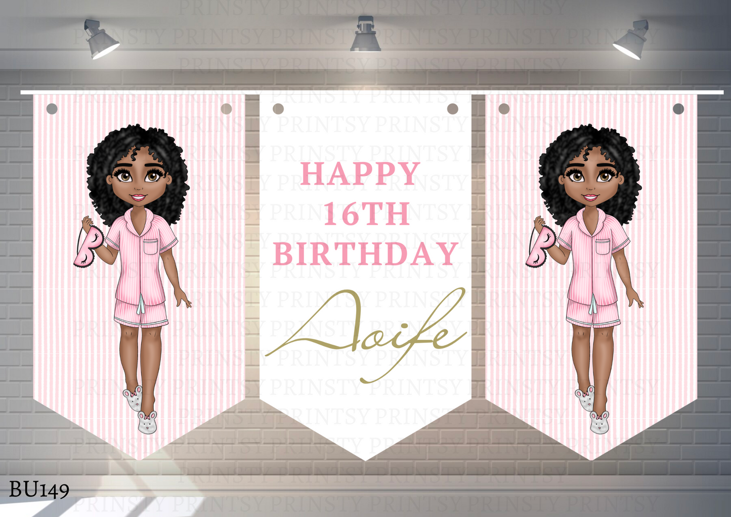 Sleep Over Dolly Bunting