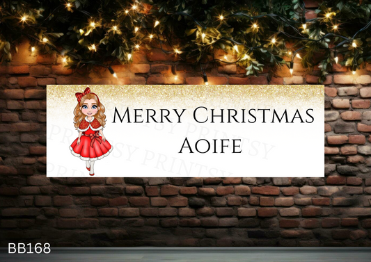 Christmas Dolly Banner