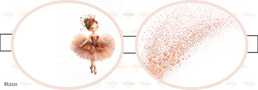 Autumn Ballerina Bow Loop