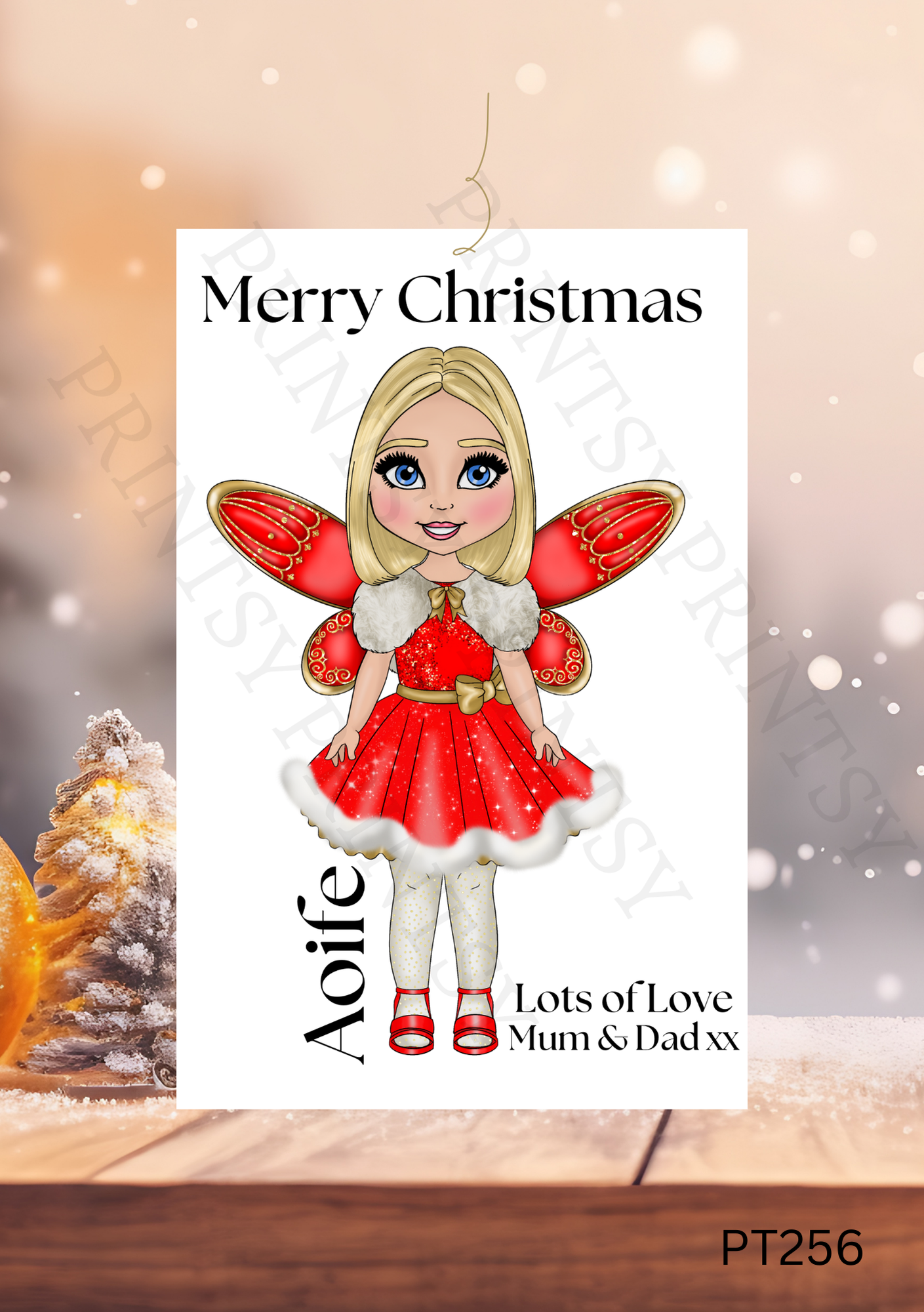 Christmas Fairy Gift Label