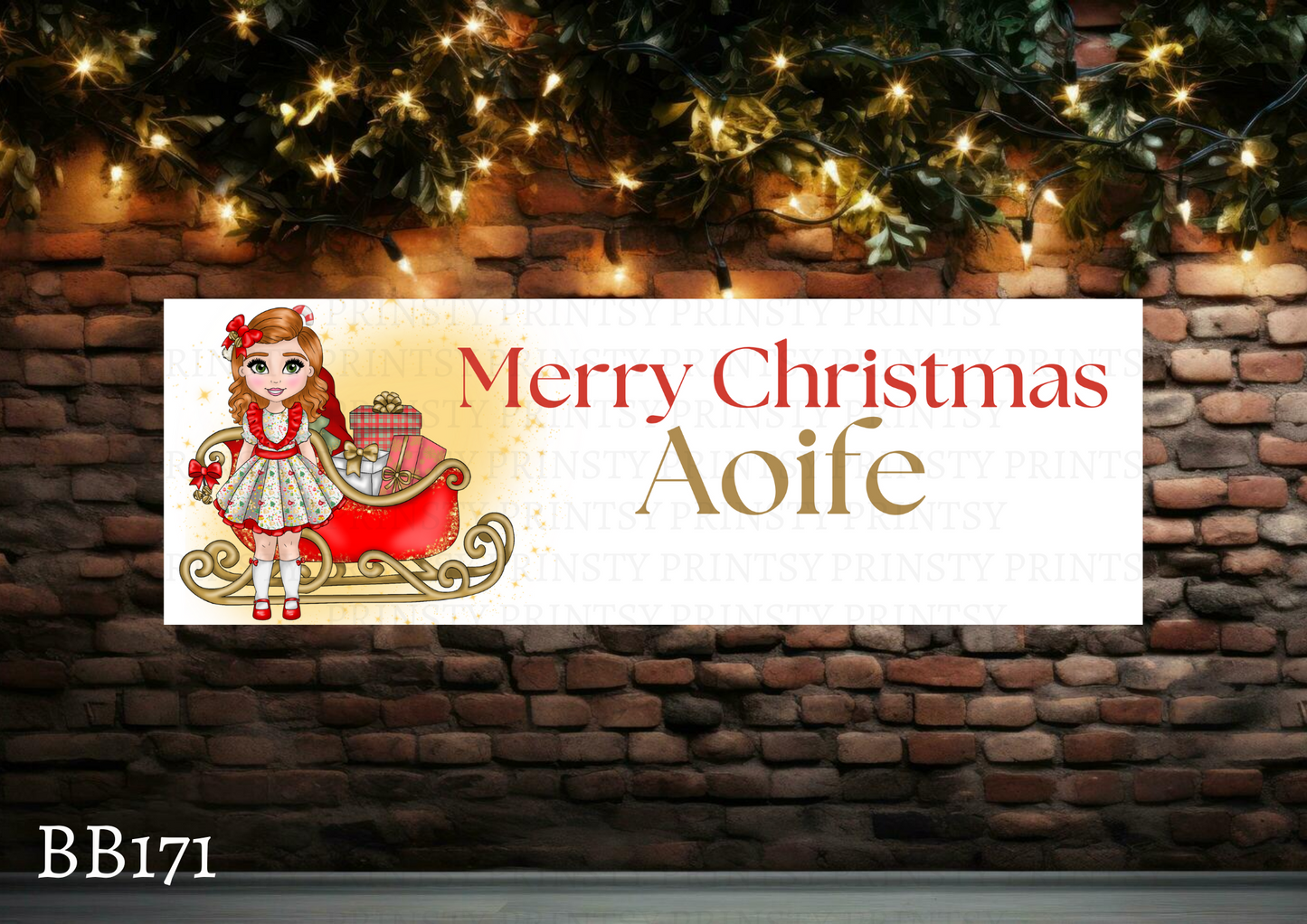 Dolly Christmas Banner