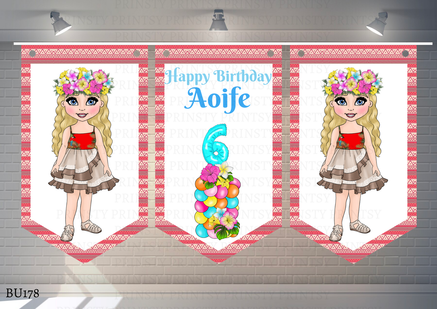 Polynesian Dolly Bunting