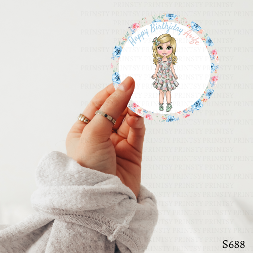 Vintage Dolly Sticker Sheet