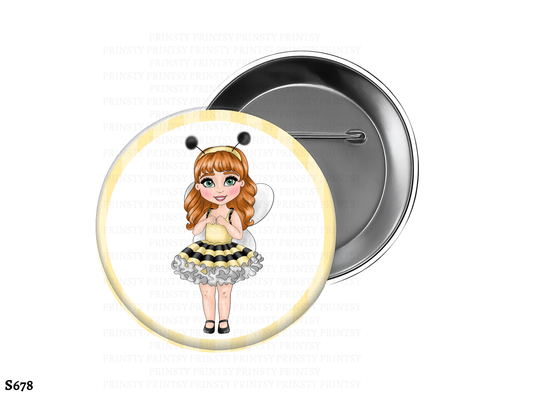 Little Honey Bee Dolly BowBitz/Badges