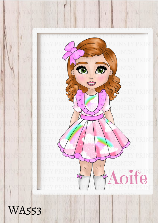 Rainbow Dolly Wall Art