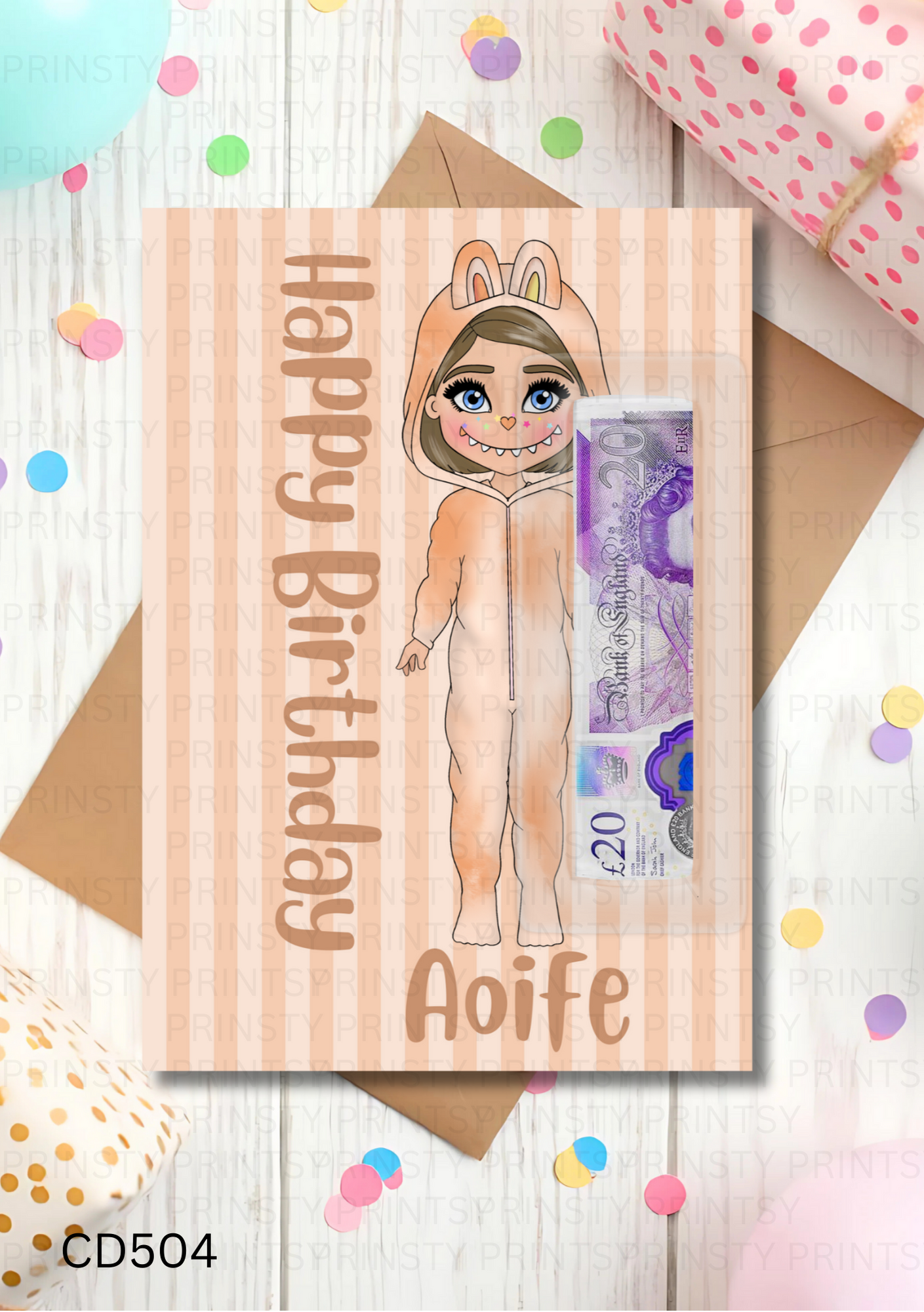 Mini Magic Monster Dolly Money Card