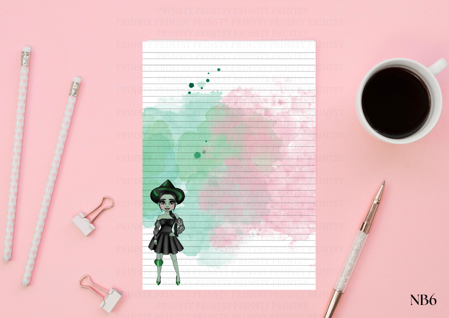 Wicked Peel Away Note Book