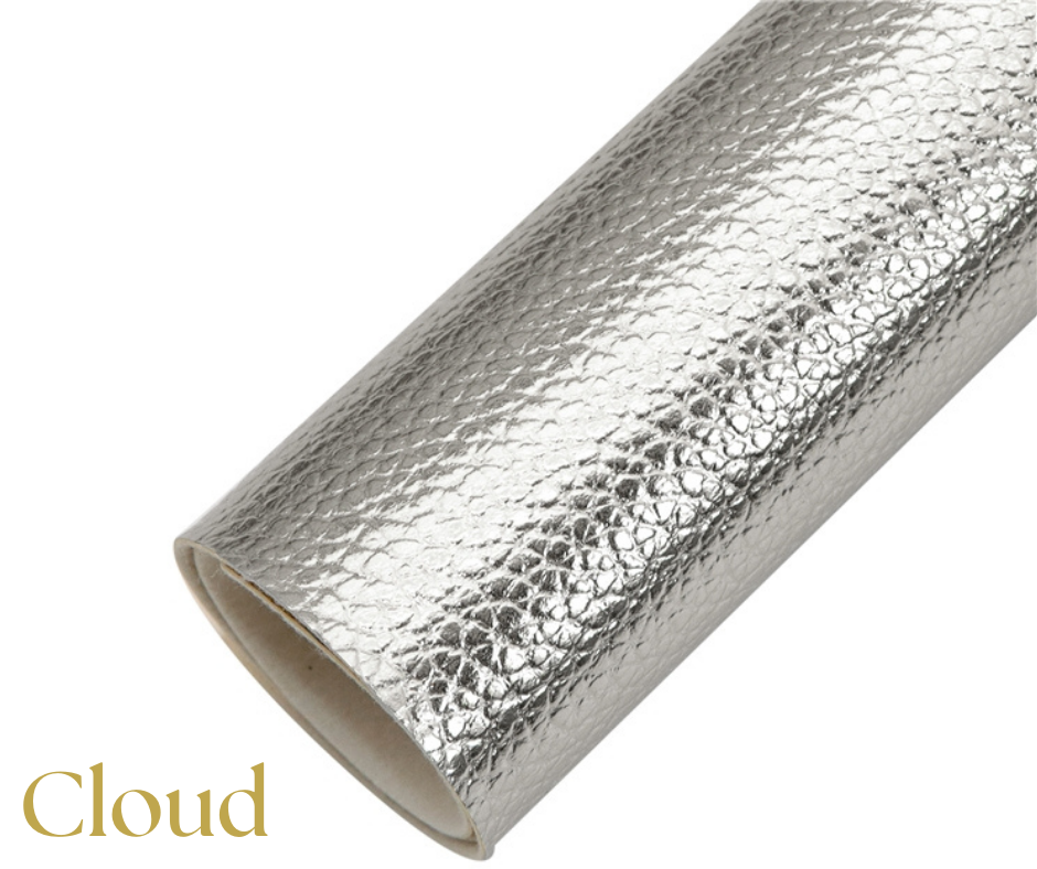 Cloud Lychee Synthetic Leather Sheet