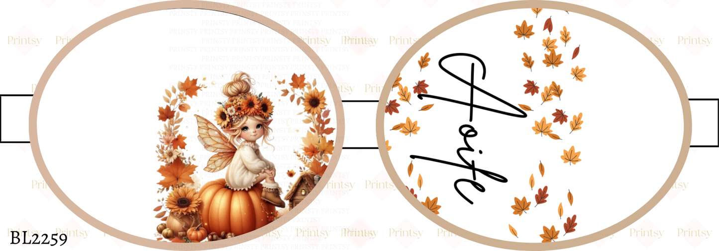 Sunflower Autumn Fairy Bow Loop