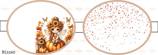 Sunflower Autumn Fairy Bow Loop