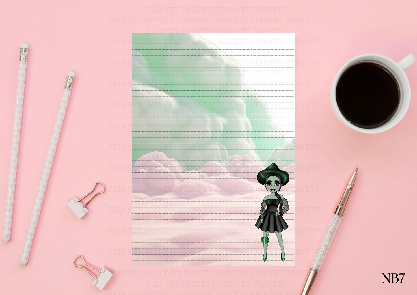 Wicked Peel Away Note Book