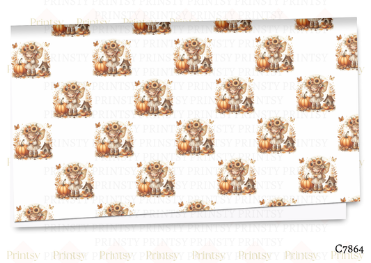 Autumn Pumkin Fairy Canvas