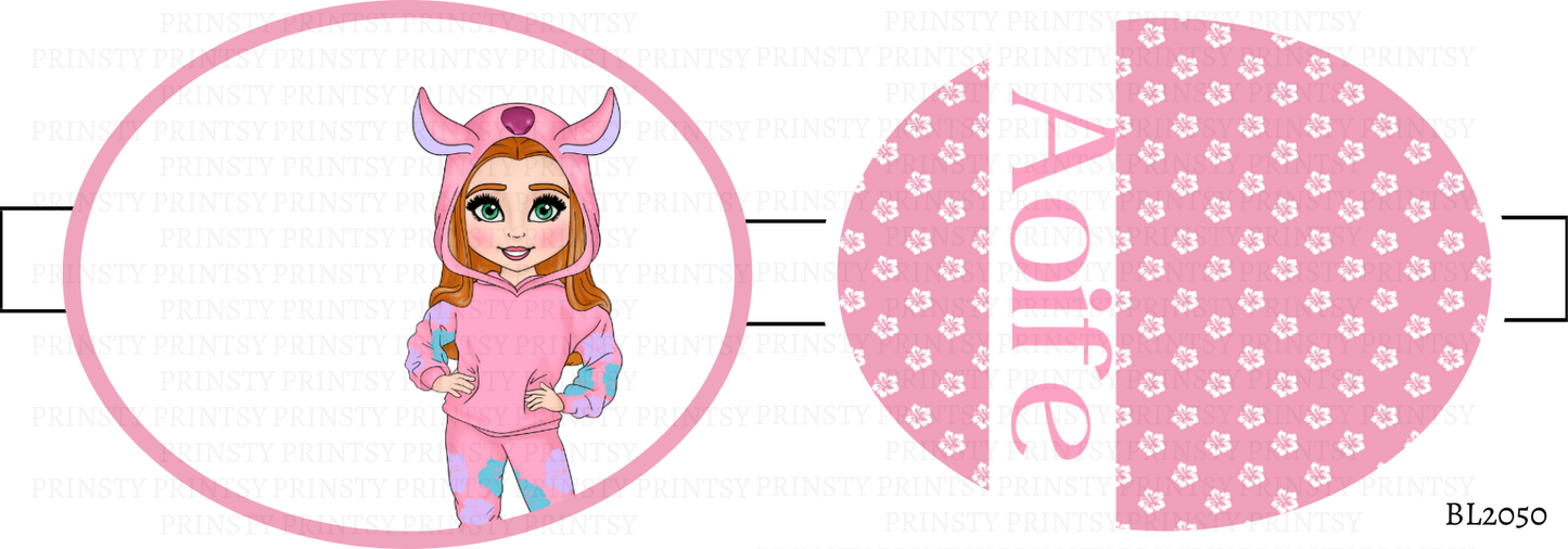 Pink Hawaiian Dolly Bow Loop