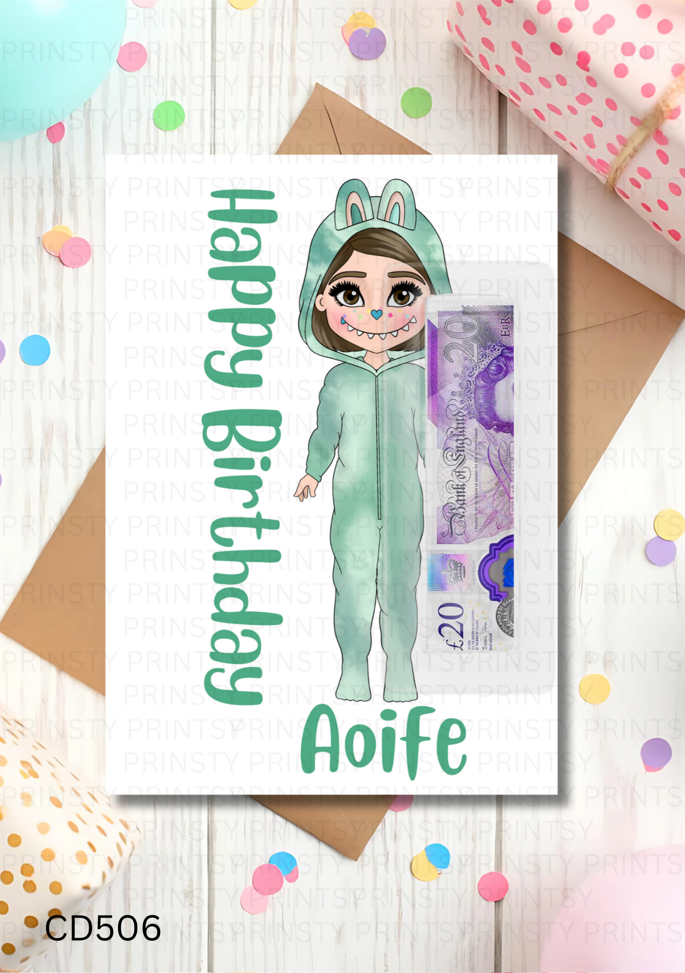 Mini Magic Monster Dolly Money Card